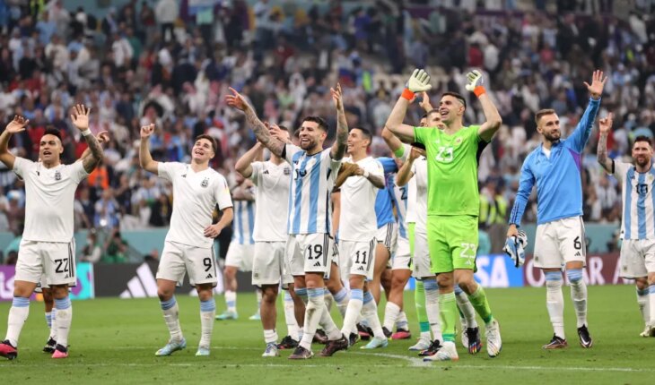 Argentina qualified for the sixth time to the final of a World Cup