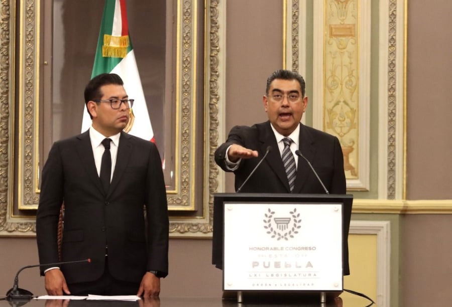 Congress appoints Sergio Salomón as substitute governor of Puebla