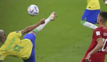 El gol de tijera de Richarlison fue elegido como el mejor del Mundial de Qatar