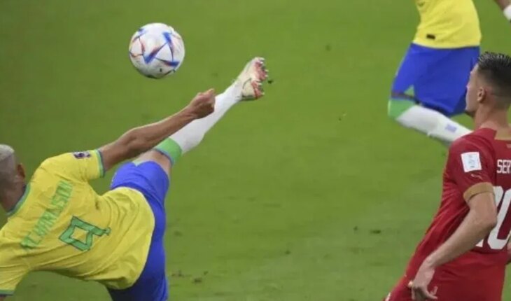 El gol de tijera de Richarlison fue elegido como el mejor del Mundial de Qatar