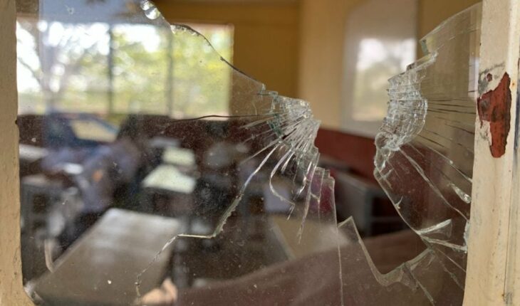 In Michoacán, a primary school has more bullets than students