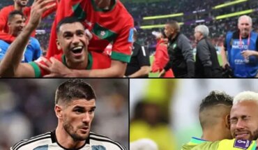Marruecos superó a Portugal y clasificó a semifinales del Mundial; Rodrigo De Paul: “Siempre voy a estar bien cuando tenga la camiseta de la Selección”; Neymar, tras la eliminación: “Estoy destrozado psicológicamente” y mucho más…