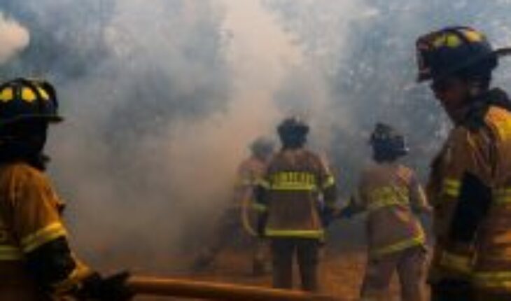 Onemi informa que 10 comunas se encuentran en Alerta Roja por incendios forestales y hay una persona lesionada