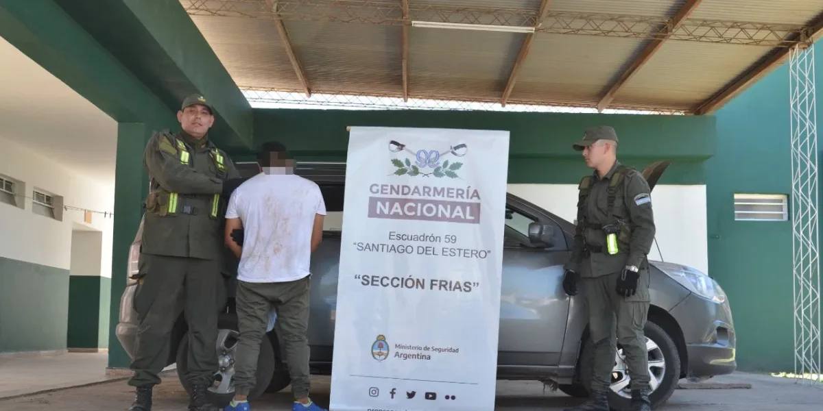 Santiago del Estero: they arrested a man who was circulating with more than 21 kilos of cocaine