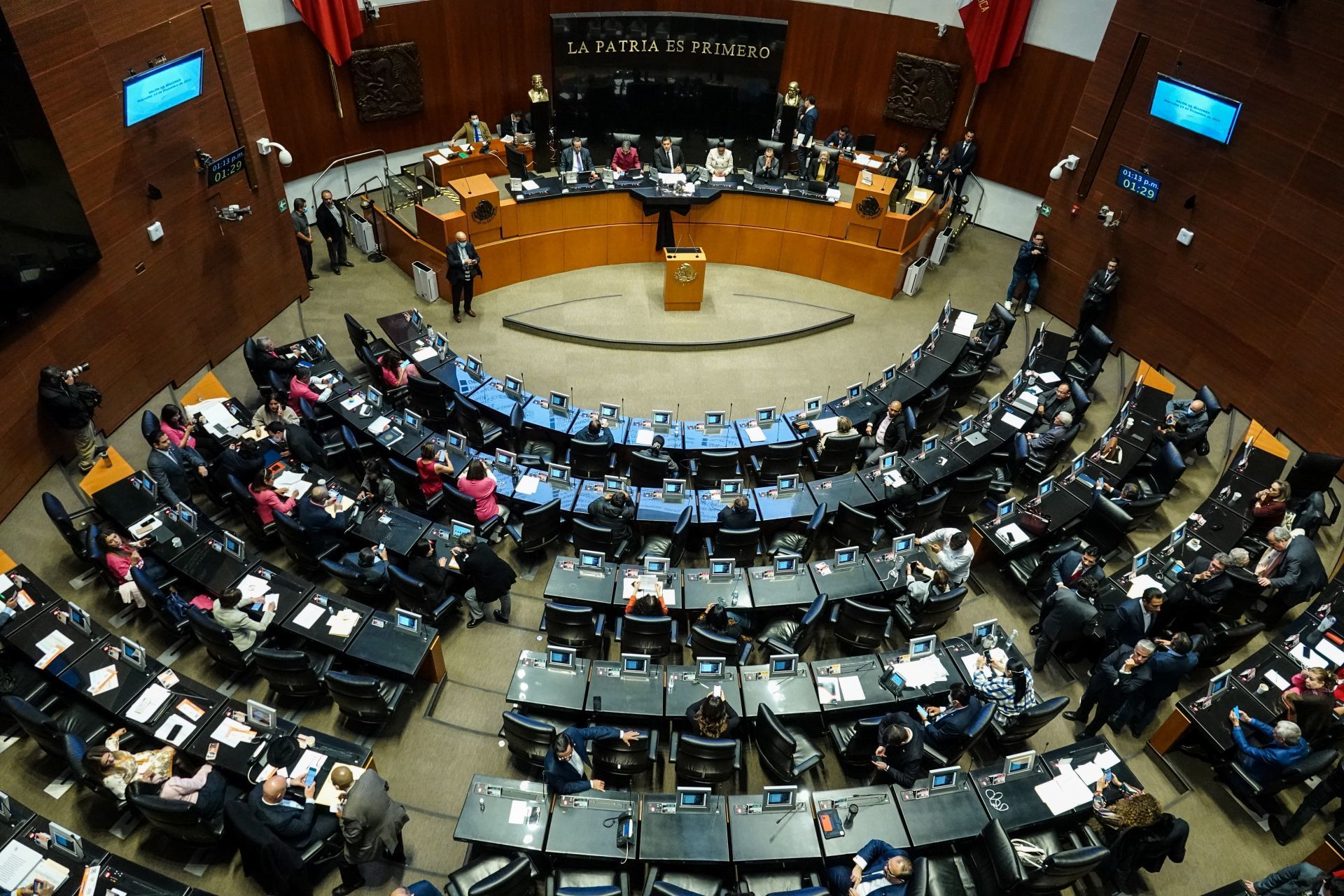 Senate discusses AMLO and Morena's electoral reform