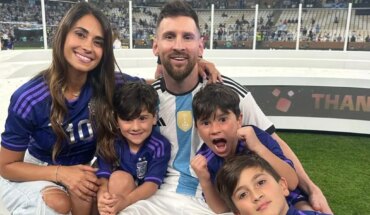 This was the Christmas of Lionel Messi with his family, after becoming world champion