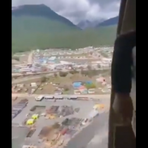 Tras perder una de sus puertas en pleno vuelo, avión aterrizó de emergencia en Puerto Williams