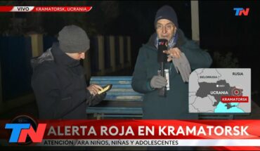 Video: ALERTA ROJA EN UCRANIA: impactante momento en el que cae un misil en Kramatorsk