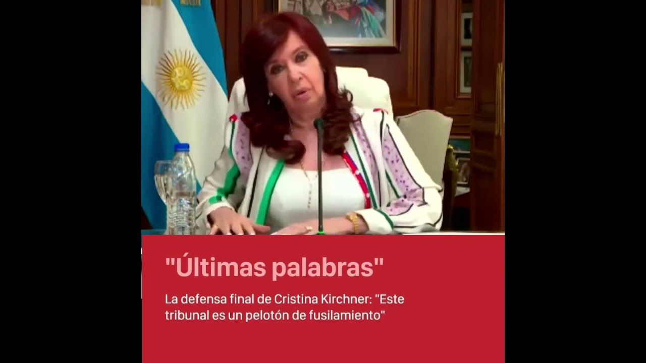 Cristina Kirchner dio sus últimas palabras antes del veredicto en el juicio por Vialidad