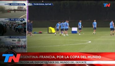 Video: MUNDIAL QATAR 2022: TN en el entrenamiento de la Selección previo al partido  final frente a Francia