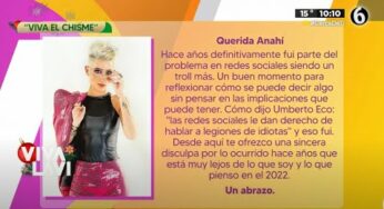 Video: Maca Carriedo se disculpa con Anahí tras mensajes del 2012 | Vivalavi MX