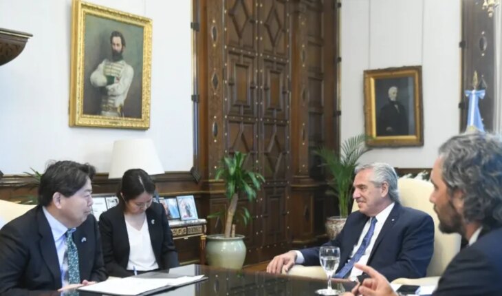 Alberto Fernández received the foreign minister of Japan to advance in a “global strategic partnership”