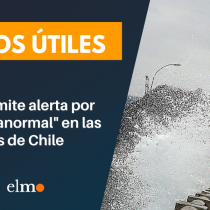 Armada emite alerta por «marejada anormal» en las costas de Chile