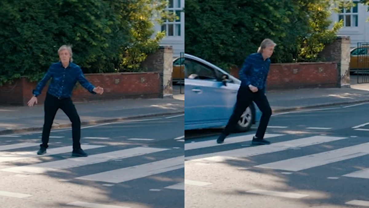 Casi atropellan a Paul McCartney cruzando la calle en Abbey Road — Rock&Pop