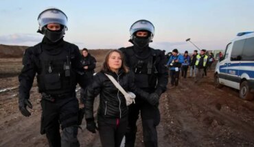 Greta Thunberg fue detenida un par de horas en una protesta contra una mina en Alemania
