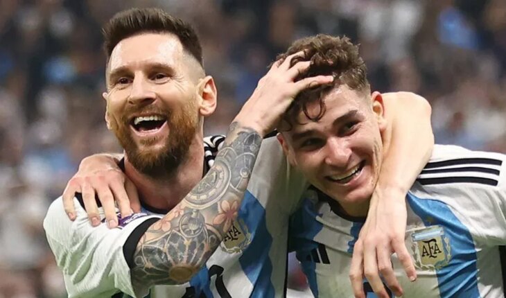 Julián Álvarez: “Ayudar a Messi a ser campeón del mundo es una satisfacción enorme”