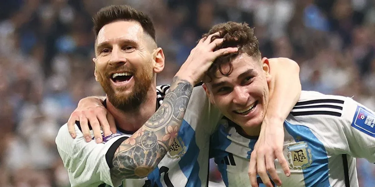 Julián Álvarez: "Ayudar a Messi a ser campeón del mundo es una satisfacción enorme"