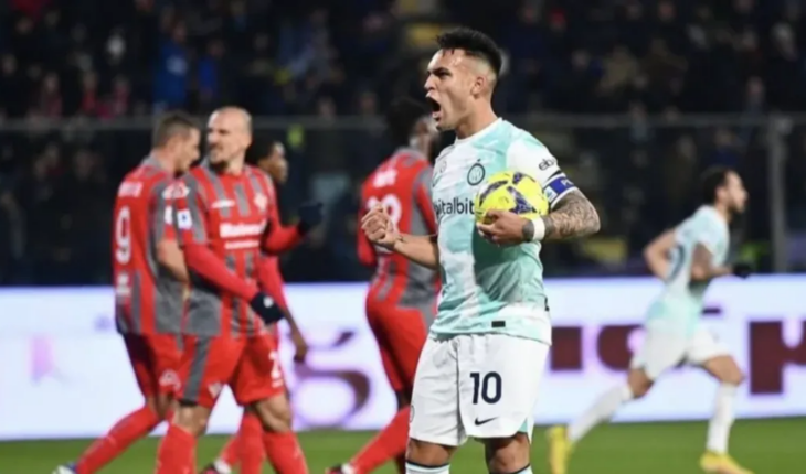 Lautaro Martinez scored two goals for Inter’s win