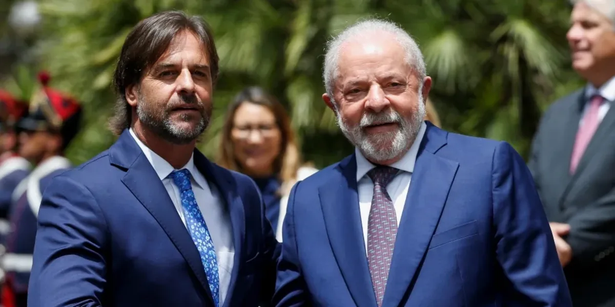 Lula da Silva y Luis Lacalle Pou mantuvieron una "intensa y extensa" reunión