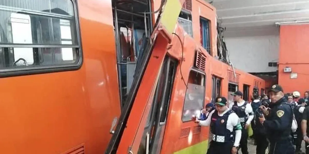 México: un muerto y 23 heridos por choque entre dos trenes en el subte