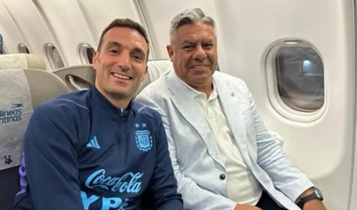 Tapia was confident about the continuity of Scaloni in the Argentine National Team: “As soon as he comes, he will sign his contract”