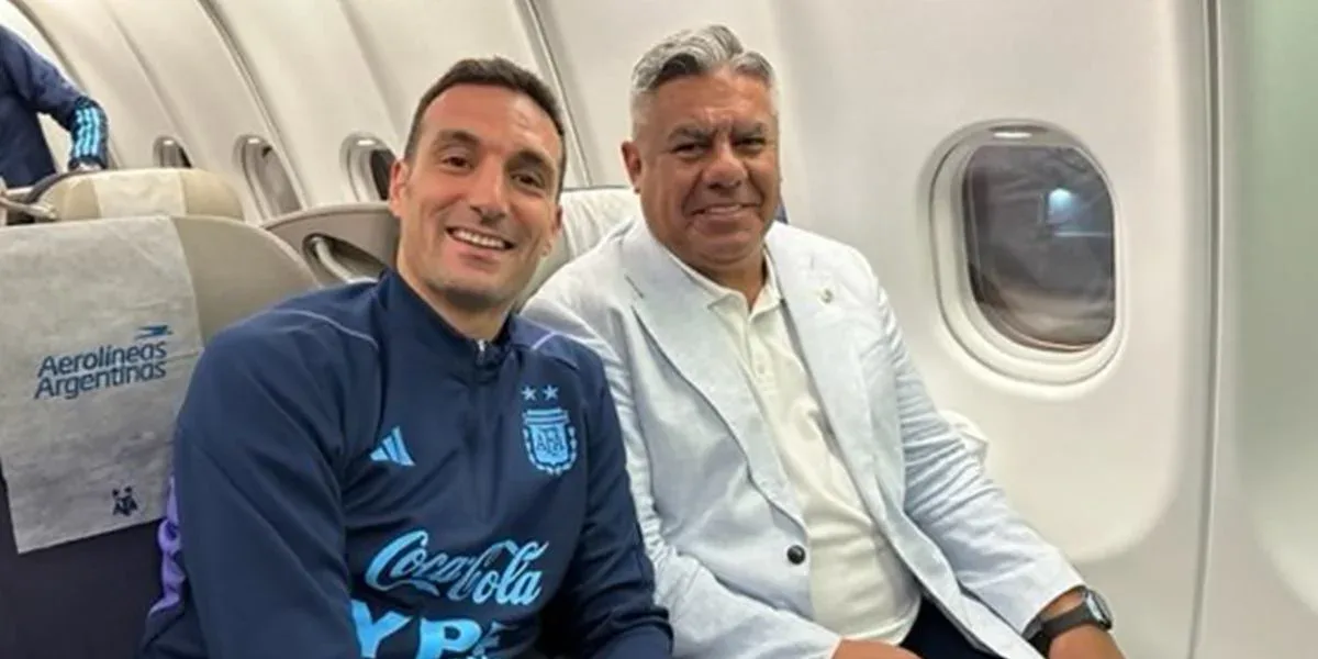 Tapia was confident about the continuity of Scaloni in the Argentine National Team: "As soon as he comes, he will sign his contract"