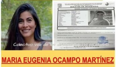 They find a woman’s body; investigate if it is María Eugenia Ocampo