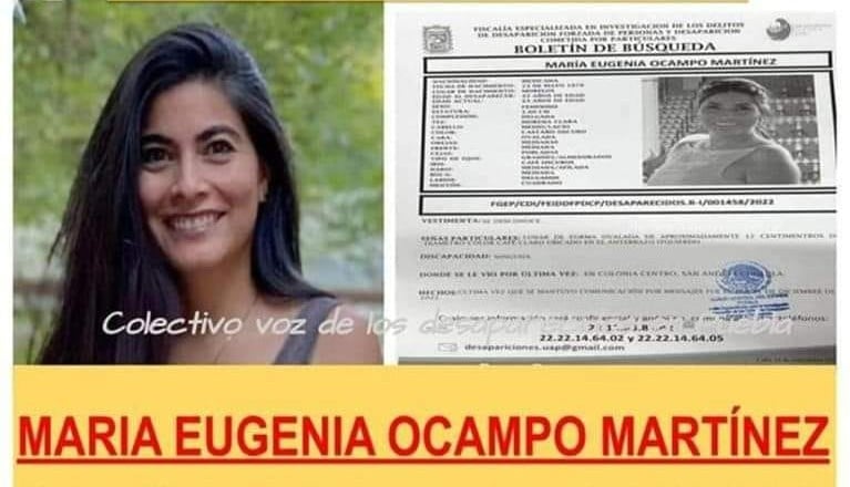 They find a woman's body; investigate if it is María Eugenia Ocampo