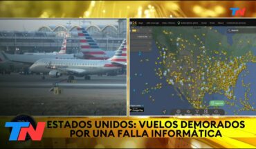 Video: Caos en EEUU: suspendieron todos los vuelos del país por una falla informática