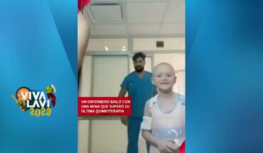 Video: Enfermero baila y celebra última quimio de paciente | Vivalavi
