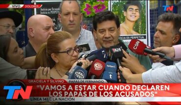 Video: JUICIO POR FERNANDO BÁEZ SOSA I “Destruyeron todo el cuerpo de mi hijo” Graciela, mamá de Fernando