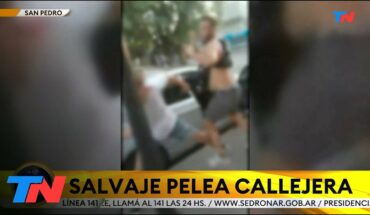 Video: SAN PEDRO I Salvaje pelea a la salida de un boliche