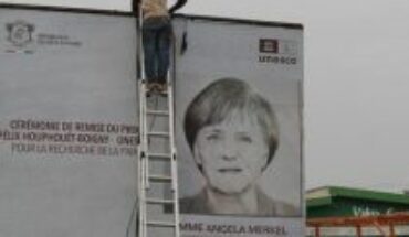 Angela Merkel receives UNESCO Peace Prize in Côte d’Ivoire