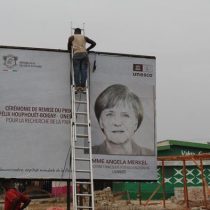 Angela Merkel receives UNESCO Peace Prize in Côte d'Ivoire