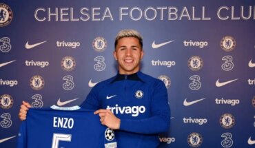 Enzo Fernández fue oficializado como nuevo refuerzo del Chelsea
