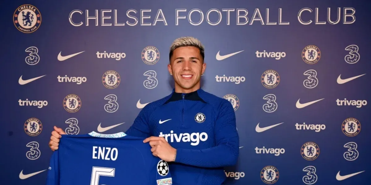 Enzo Fernández fue oficializado como nuevo refuerzo del Chelsea