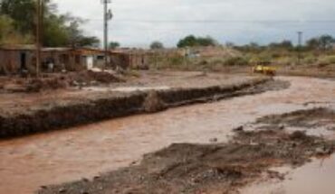 Rains in the north of the country leave houses flooded and cause roadblocks