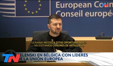 Video: BÉLGICA I Zelenski se reunió con líderes de la Unión Europea y pidió el envió de armamento a su país