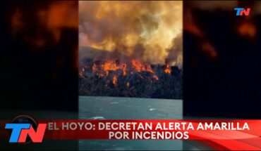 Video: CHUBUT I Decretaron alerta amarilla por los incendios en El Hoyo
