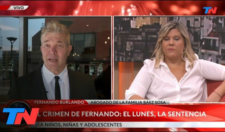 Video: JUICIO POR FERNANDO BÁEZ SOSA I A días de la sentencia, habló Burlando: “Tomei hizo lo que pudo”