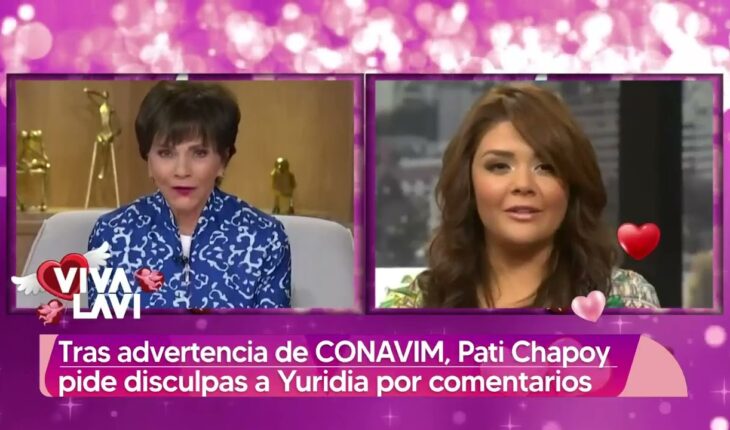 Video: Paty Chapoy se disculpa con Yuridia | Vivalavi