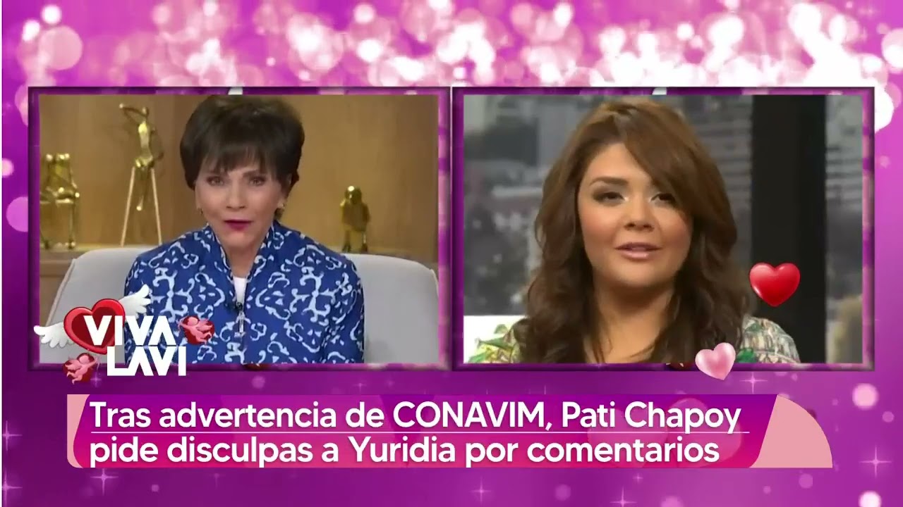Paty Chapoy se disculpa con Yuridia | Vivalavi