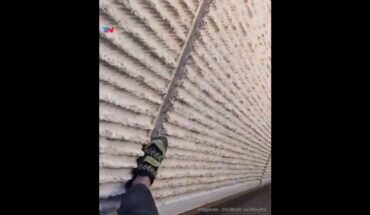 Video: SIN CUERDAS NI PROTECCIÓN, un hombre escaló un edificio de 40 pisos en Estados Unidos