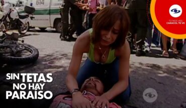 Video: Sin tetas no hay paraíso: Catalina y doña Hilda se enteran que Bayron fue asesinado por la Policía