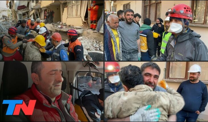 Video: TERREMOTOS EN TURQUÍA Y SIRIA I Rescataron a la joven Melda después de 80 horas bajo los escombros