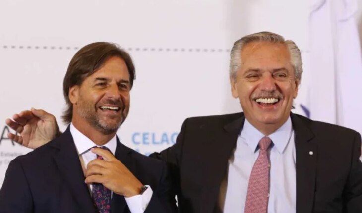 Alberto Fernández se reunirá con su par de Uruguay Luis Lacalle Pou en abril
