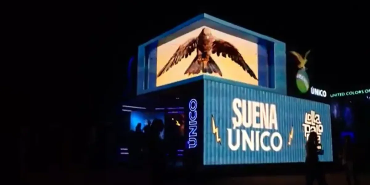 Argentina's first 4D screen was at Lollapalooza 2023