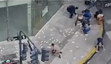 Belgrano: intentaron robarle 7 millones de pesos, forcejeó con el ladrón y el dinero voló por el aire