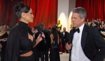 Hugh Grant starred in the most awkward interview of the night of The 2023 Oscars