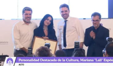 Lali was recognized as “Outstanding Personality of Culture”